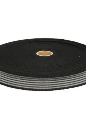 Aanbieding Gaas Elastiek Zwart - 25 mm