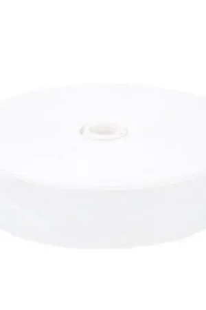 Voordeelprijs Keperband Katoen - 40 mm - White