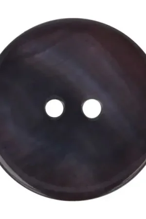 Weekendaanbieding Knoop - Parelmoer Antraciet - 25mm