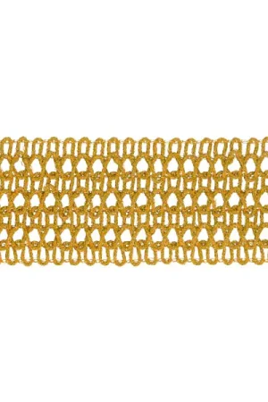 Weekendaanbieding Lurexband Open 40mm - Gold