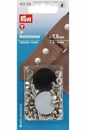 Voordeelprijs Prym Holnieten Set 7,5 mm - Zilver