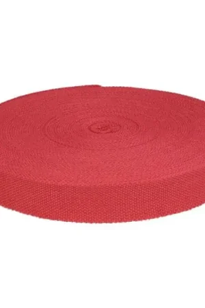 Aanbieding Tassenband - Extra Sterk - 722 Donker Rood 32mm