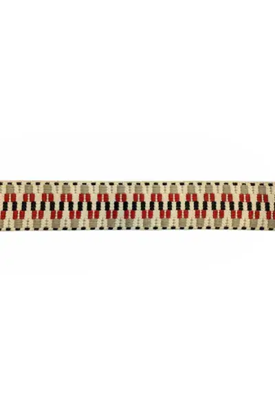 Veilige Betaling Tassenband Creme/Taupe/Red/Black - 36 mm