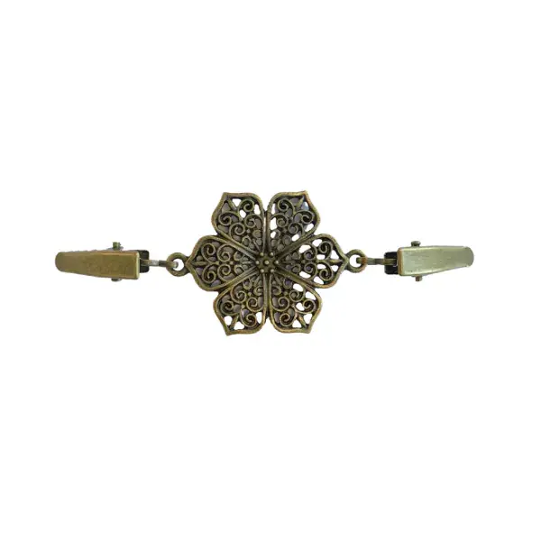 Vest-/Noorse Sluiting - Petal Flower Brons Koopje