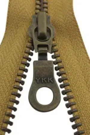 YKK Deelbare Koper Ritsen - 80 cm-857 - Camel Alleen Vandaag