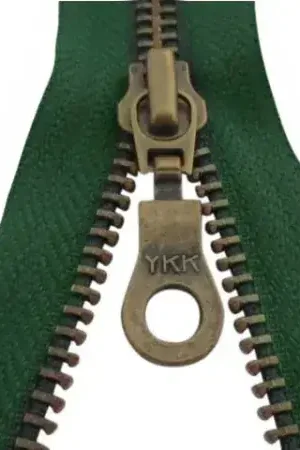 YKK Deelbare Koper Ritsen -50 cm-890 - Donker Groen Premium