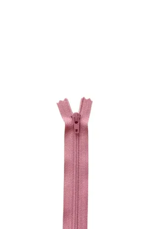 YKK Nylon Rits 60cm - 070 - Donker Oud Roze Laatste Versie