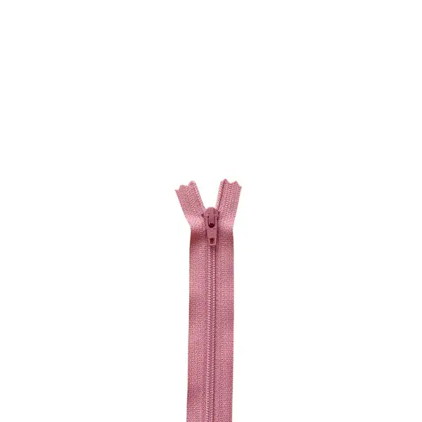 YKK Nylon Rits 60cm - 070 - Donker Oud Roze Laatste Versie