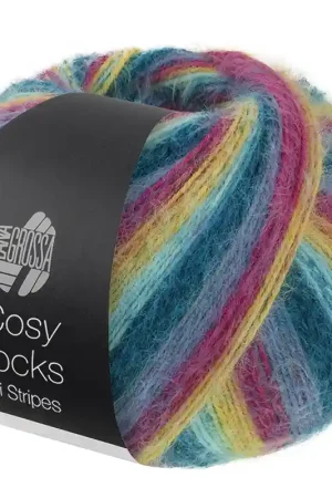 Flitsaanbieding Lana Grossa Cosy Socks Multi Stripes