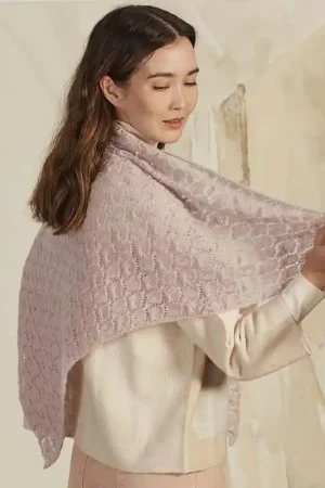 Driehoek sjaal Dreams breien - Lang Yarns breipakket Hoge Kwaliteit