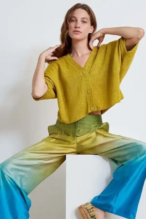 Populair Kort damesvest Beniko breien - Lang Yarns breipakket