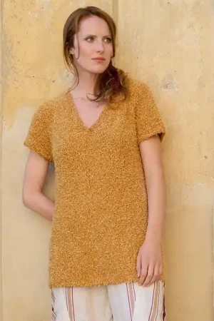 Dagaanbieding Lang zomershirt breien - Lana Grossa breipakket