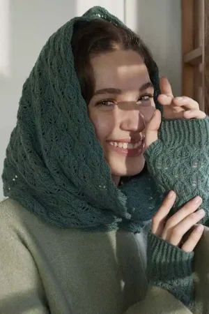 Merkproduct Kasjmier col Brittany breien - Lang Yarns breipakket