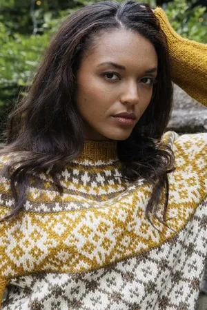 Fair Isle damestrui Hillshadow breien - Novita breipakket Direct Verzonden