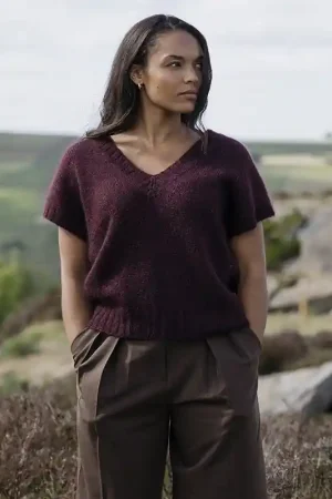 Dames spencer Moorbarry breien - Novita Signature breipakket Gecertificeerd