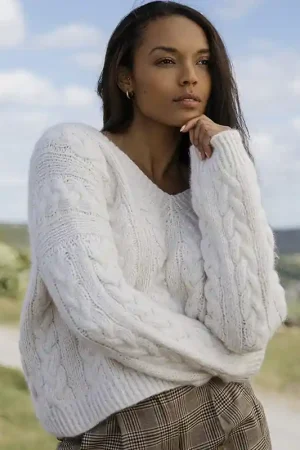 Kabel trui James breien - Novita Signature breipakket Gereduceerde Prijs