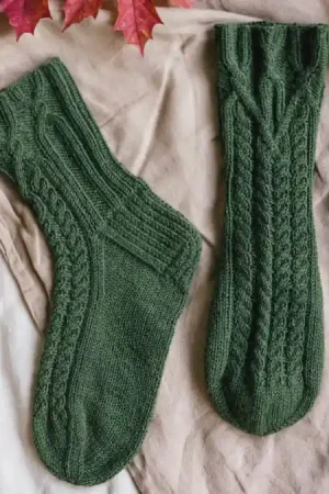 Hoge Kwaliteit Bospad sokken breien - Novita breipakket