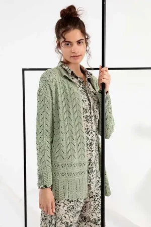 Dagaanbieding Ajour vest breien - Lang Yarns breipakket