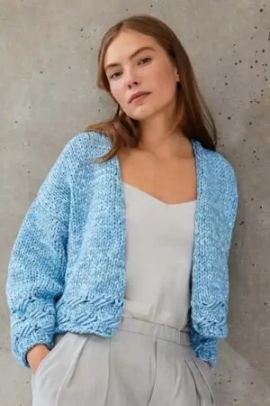 Damesvest breien - Lana Grossa Gelato Vintage breipakket Laatste Kans