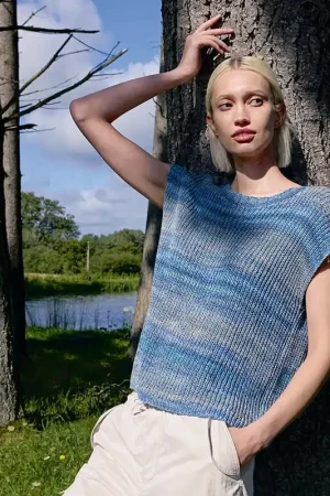 Rechtstreeks Van De Fabrikant Damestop Senta breien - Lang Yarns breipakket