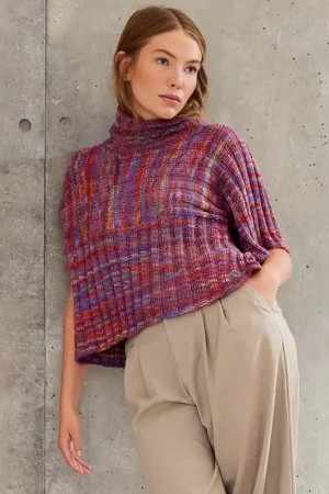 Coltruitje met korte mouwen breien - Lana Grossa breipakket Premium