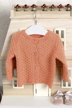 Babyvestje van biologische katoen breien - Lang Yarns breipakket Nieuw