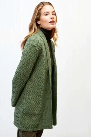 Merino dames vest met zakken breien - Lang Yarns breipakket Beperkt Aanbod