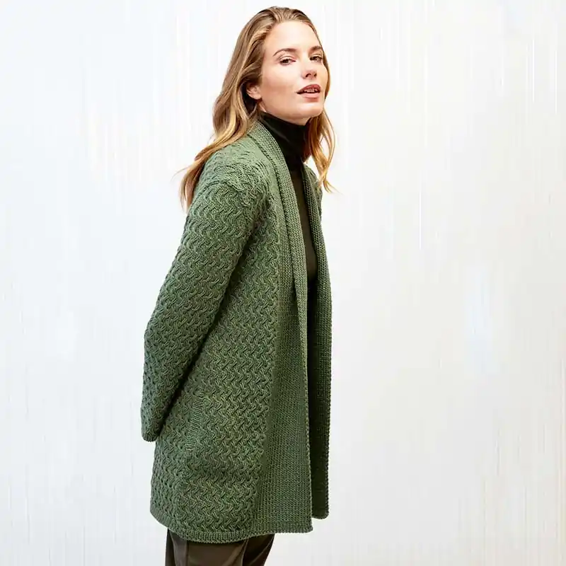 Merino dames vest met zakken breien - Lang Yarns breipakket Beperkt Aanbod