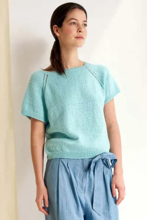 Raglan dames shirt breien - Lana Grossa breipakket Weekendaanbieding