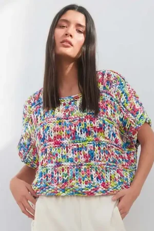 Dagaanbieding Zomertop voor dames breien - Lana Grossa Gelato breipakket