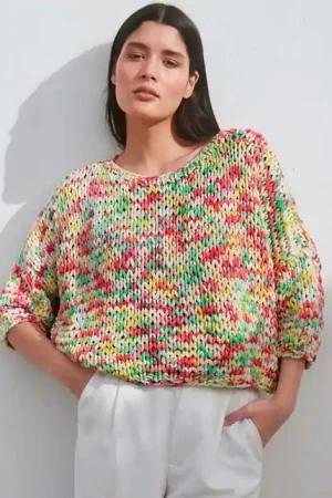 Hoge Kwaliteit Zomertrui voor dames breien - Lana Grossa Gelato breipakket