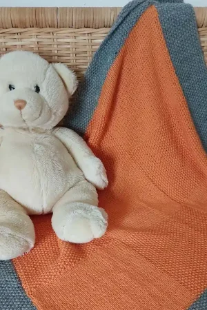 Wiegdekentje Sunshine breien - Hobby Gigant breipatroon Op = Op