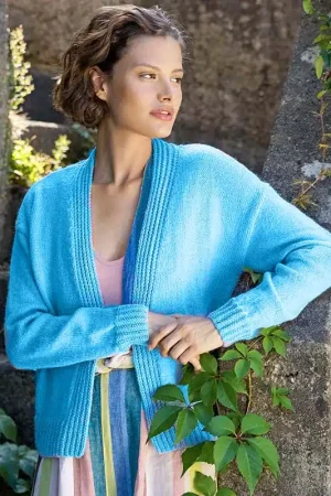 Openvallend damesvest breien - Alpaca Soxx 4ply breipakket Actieprijs