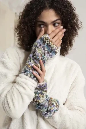 Vrolijke handwarmers breien - Lang Yarns Bold Color breipakket Nieuw