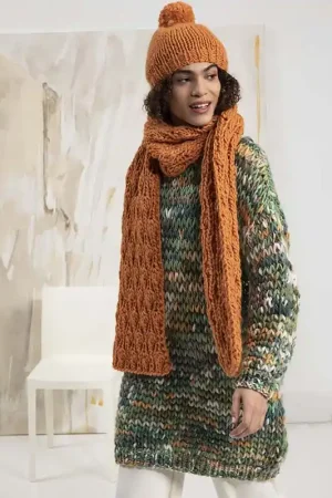 Lange sjaal breien - Lang Yarns Bold breipakket Express Levering