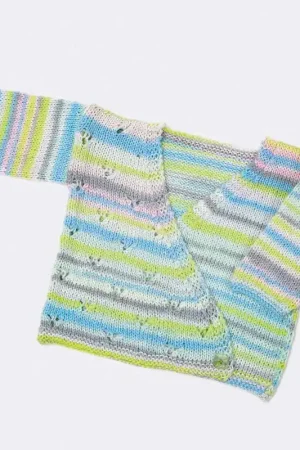 Bestseller Baby wikkelvestje breien - Lang Yarns Merino 200 Bébé Color breipakket