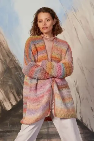 Lage Prijs Damesvest Olga breien - Lang Yarns Orion breipakket