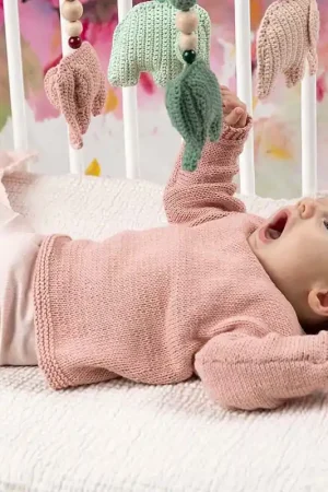 Babytruitje breien - Lang Yarns Baby Cotton breipakket Meest Verkocht