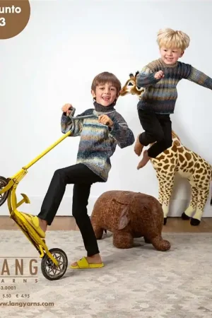 Punto 53 kids merino 120 dégradé - Lang Yarns breiboek Voordeelprijs