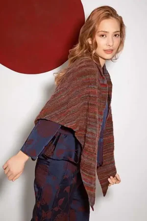 Driehoek sjaal breien - Lang Yarns Reina breipakket Direct Verzonden