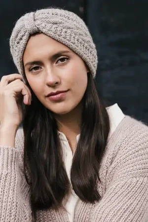 Hoofdband Emilia breien - Novita 7 Veljestä breipakket Snelle Levering