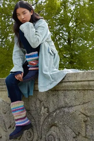 Merkproduct Beenwarmers breien - Lang Yarns Cloud breipakket