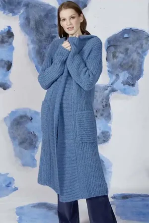 Nu Kopen Maxi damesvest breien - Lang Yarns Suri Alpaca breipakket