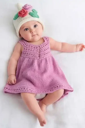 Koop Online Baby jurkje breien en haken - Lana Grossa Soft Cotton pakket