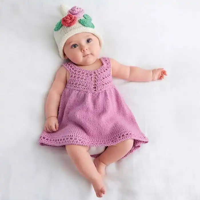 Koop Online Baby jurkje breien en haken - Lana Grossa Soft Cotton pakket