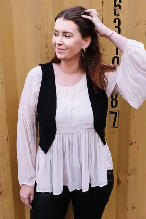 Laatste Versie Cashmere dames gilet breien - Hobby Gigant breipakket