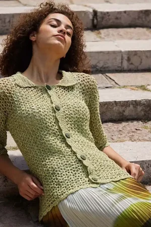 Zomervest met korte mouwen haken - Wooladdict Pride haakpakket Laatste Kans