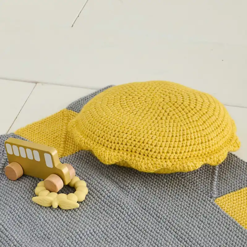 Express Levering Zon kussen haken - Lana Grossa haakpakket