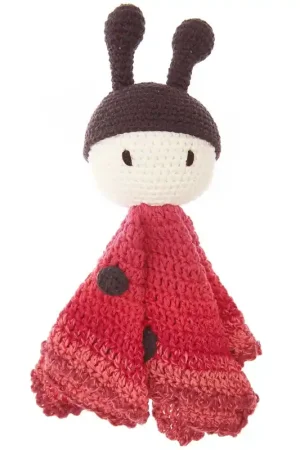 Knuffeldoekje lieveheersbeestje haken - Rico Design haakpakket Gecertificeerd