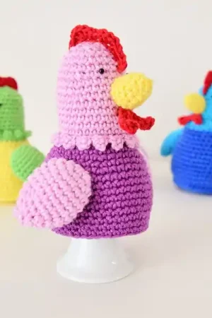 Eierwarmers Kipjes haakpatroon Exclusieve Aanbieding